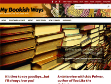 Tablet Screenshot of mybookishways.com